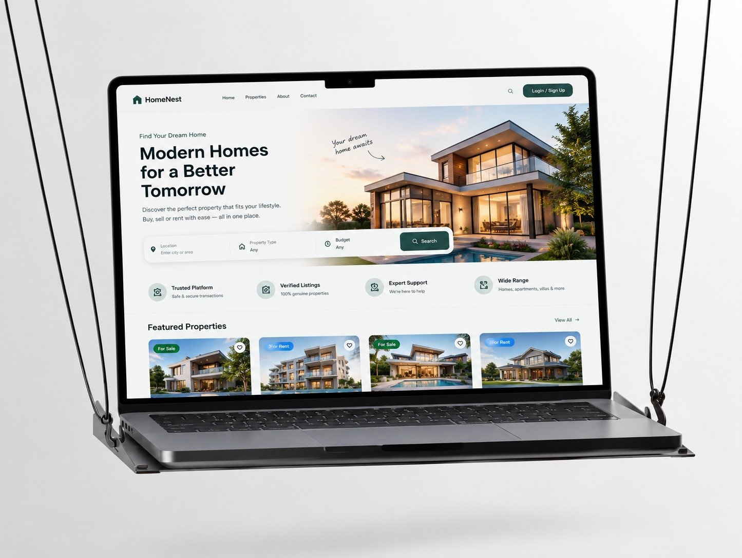 HomeNest Real Estate Platform