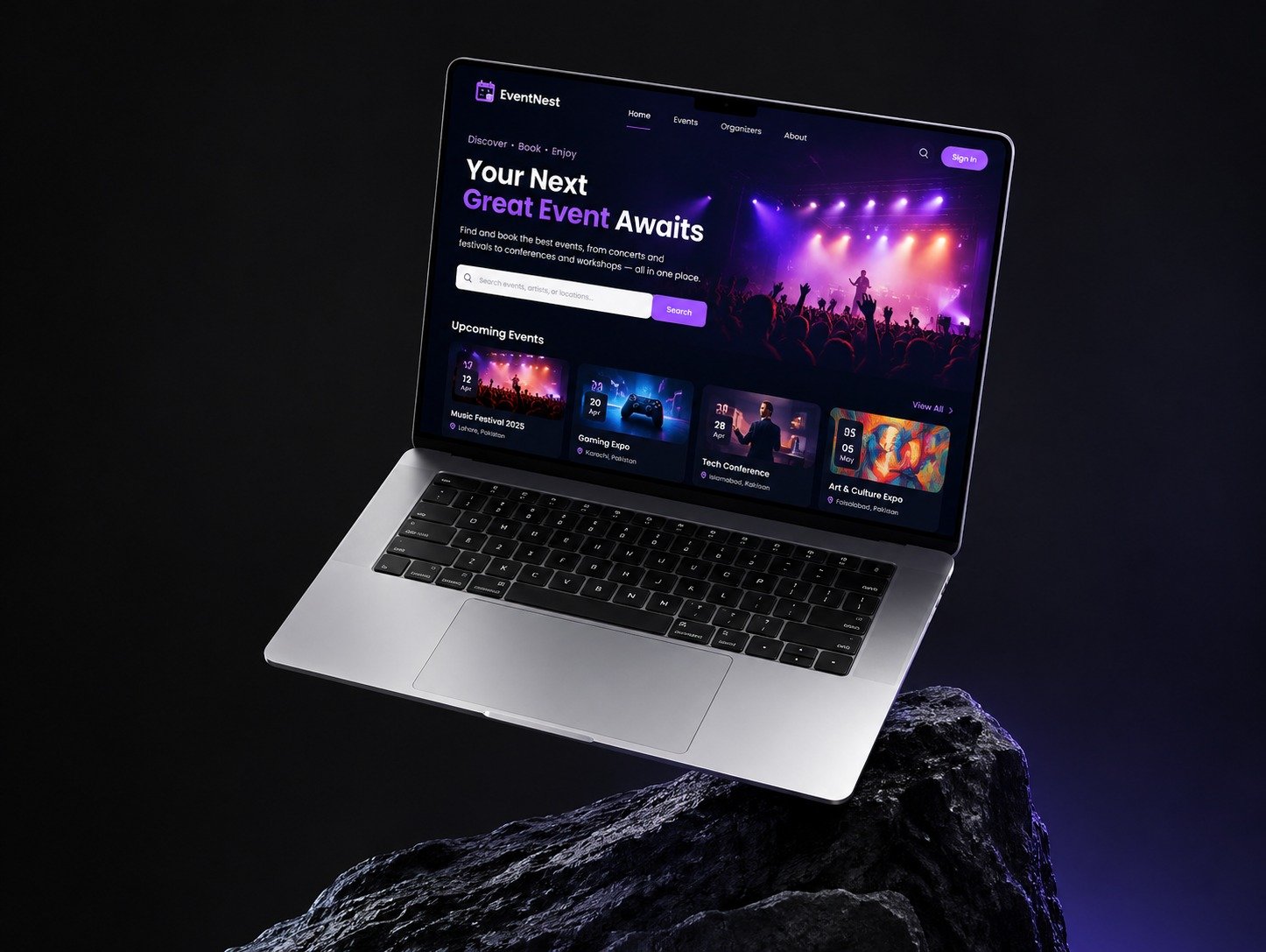 EventNest - Event Booking Platform
