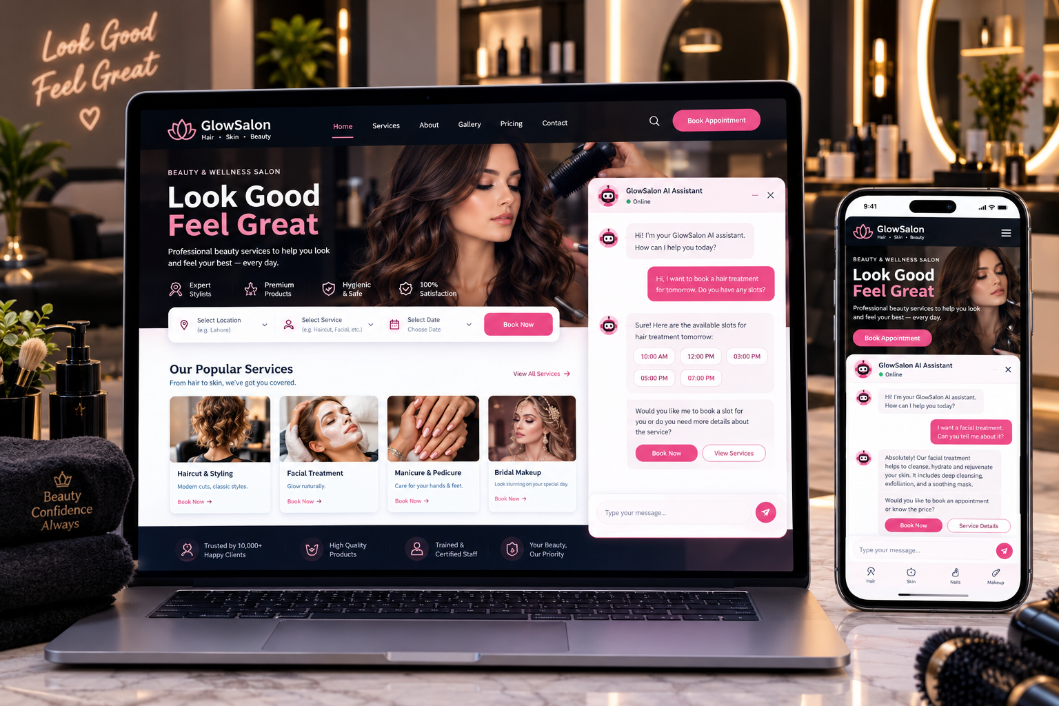 Glow Salon AI